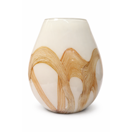 Wazon szklany dekoracyjny wys. 30cm | Krosno