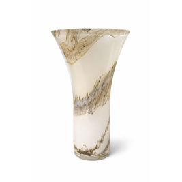 Wazon szklany dekoracyjny wys. 27cm | Krosno