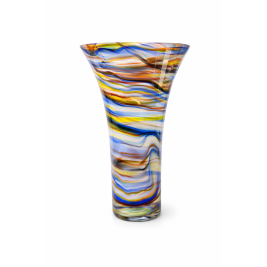 Wazon szklany dekoracyjny wys. 28cm | Krosno