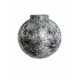 Wazon szklany Krosno 13 cm kula czarno-biały dekoracyjny artystyczny