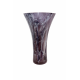 Wazon szklany do kwiatów Krosno 28 cm fioletowy dekoracyjny artystyczny