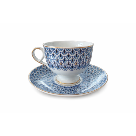 Porcelanowa filiżanka ze spodkiem 0,2/15 cm Bogucice Kamila