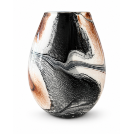 Wazon szklany Krosno 30 cm dekoracyjny nowoczesny elegancki