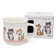 Kubek porcelanowy 400 ml koty z pudełkiem prezentowym