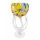 GLASS świecznik (paterka,krzak) 25 cm
