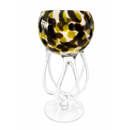 GLASS świecznik (paterka,krzak) 25 cm