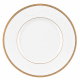 Komplet talerzy dla 6 osób 18 elementów Porcelana Bogucice New Hollis Gold