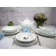 Serwis obiadowy 6 osobowy/24 elementy | Bogucice NEW HOLLIS PLATIN CLASSIC