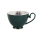 Komplet 2 filiżanek ze spodkami 250 ml Veroni Royal Green