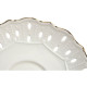 Komplet 2 filiżanek ze spodkami 220 ml Veroni Karin porcelana