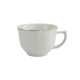 Komplet 2 filiżanek ze spodkami 220 ml Veroni Karin porcelana