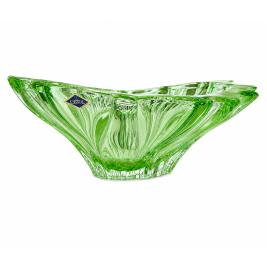 Misa kryształowa 330 mm Bohemia Plantica Green