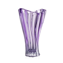 Wazon kryształowy 320mm | Bohemia Plantica Amethyst