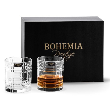 6 SZKLANEK WHISKY 340ML BOHEMIA PRESTIGE SEMPRE