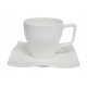 Komplet 2 filiżanek ze spodkami Veroni Emma porcelana 220 ml