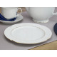 Serwis obiadowo - herbaciany dla 6 osób 33 elementy Porcelana Bogucice - Perla gold