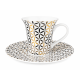Komplet 2 filiżanek ze spodkami 250ml Porcelana Bogucice LENTA