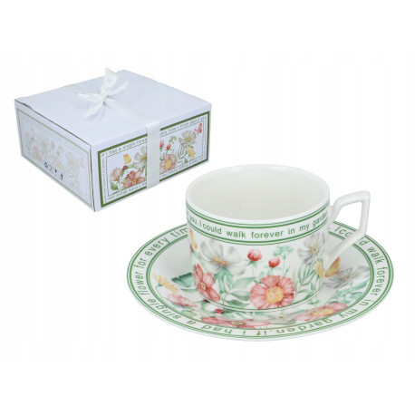 Filiżanka porcelanowa ze spodkiem 200 ml