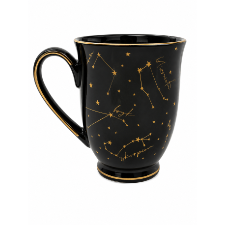 Kubek 300 ml Zodiak Black Porcelana Bogucice