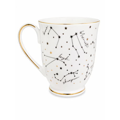 Kubek 300 ml Zodiak White Porcelana Bogucice
