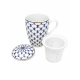 Kubek z zaparzaczem 300 ml Swietłana Porcelana Bogucice