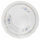 Komplet talerzy z porcelany dla 6 osób 18 elementów - Ćmielów Chodzież Fryderyka