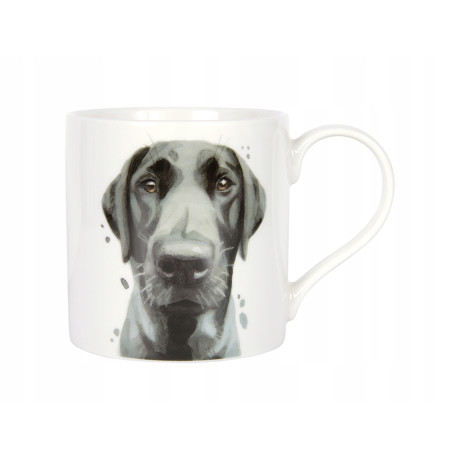 Kubek Black Labrador 320 ml – porcelanowy kubek z motywem psa