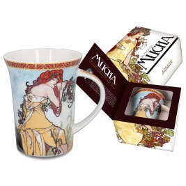 Kubek 350 ml - Alfons Mucha  Cztery pory roku Wiosna