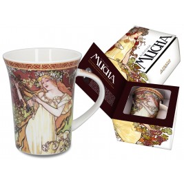Kubek 350 ml - Alfons Mucha  Cztery pory roku Lato