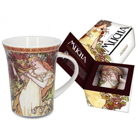 Kubek 350 ml - Alfons Mucha Cztery pory roku Lato